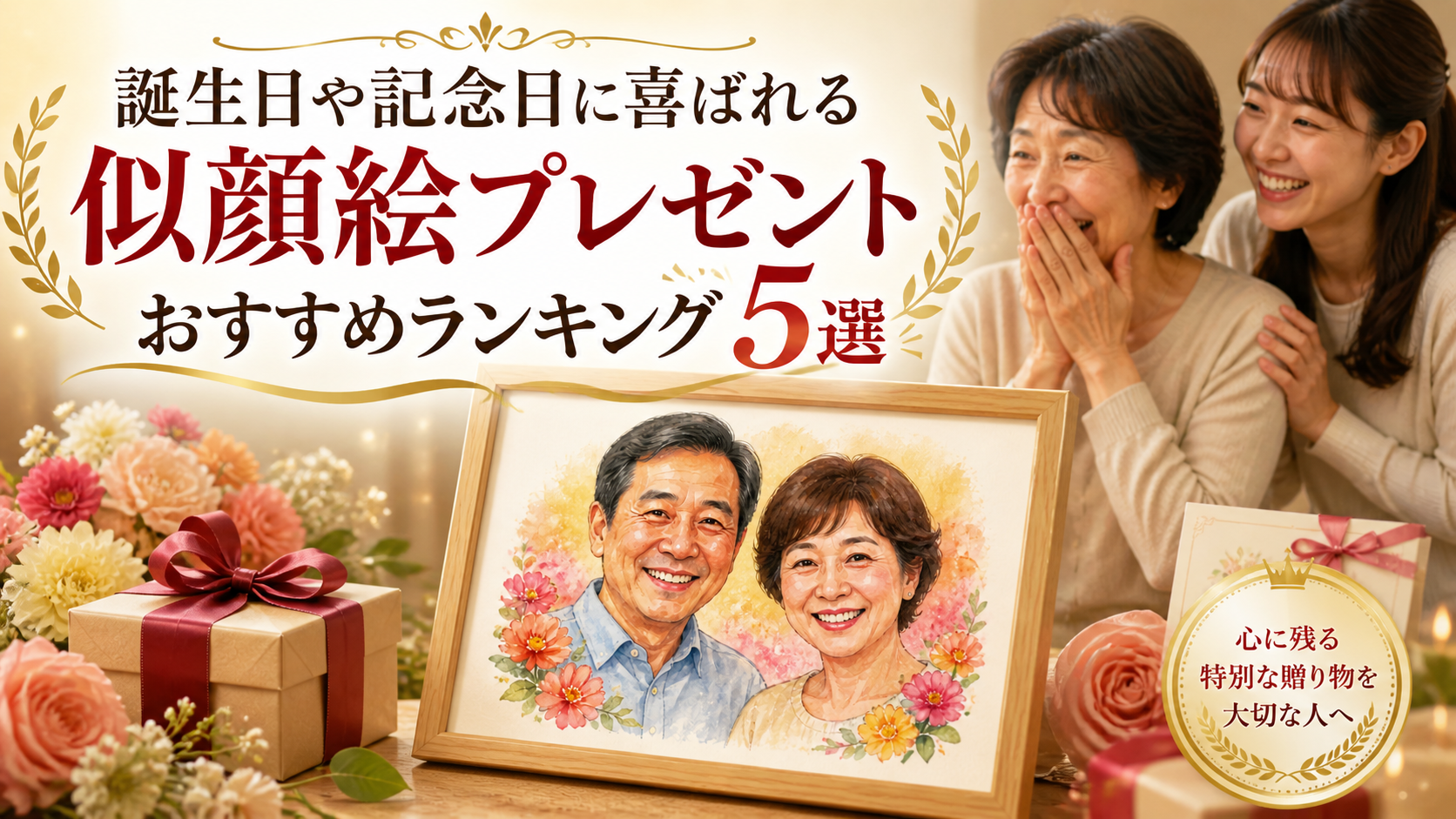 誕生日や記念日に喜ばれる似顔絵プレゼントおすすめランキング5選 似顔絵グラフィクスが人気の理由とは