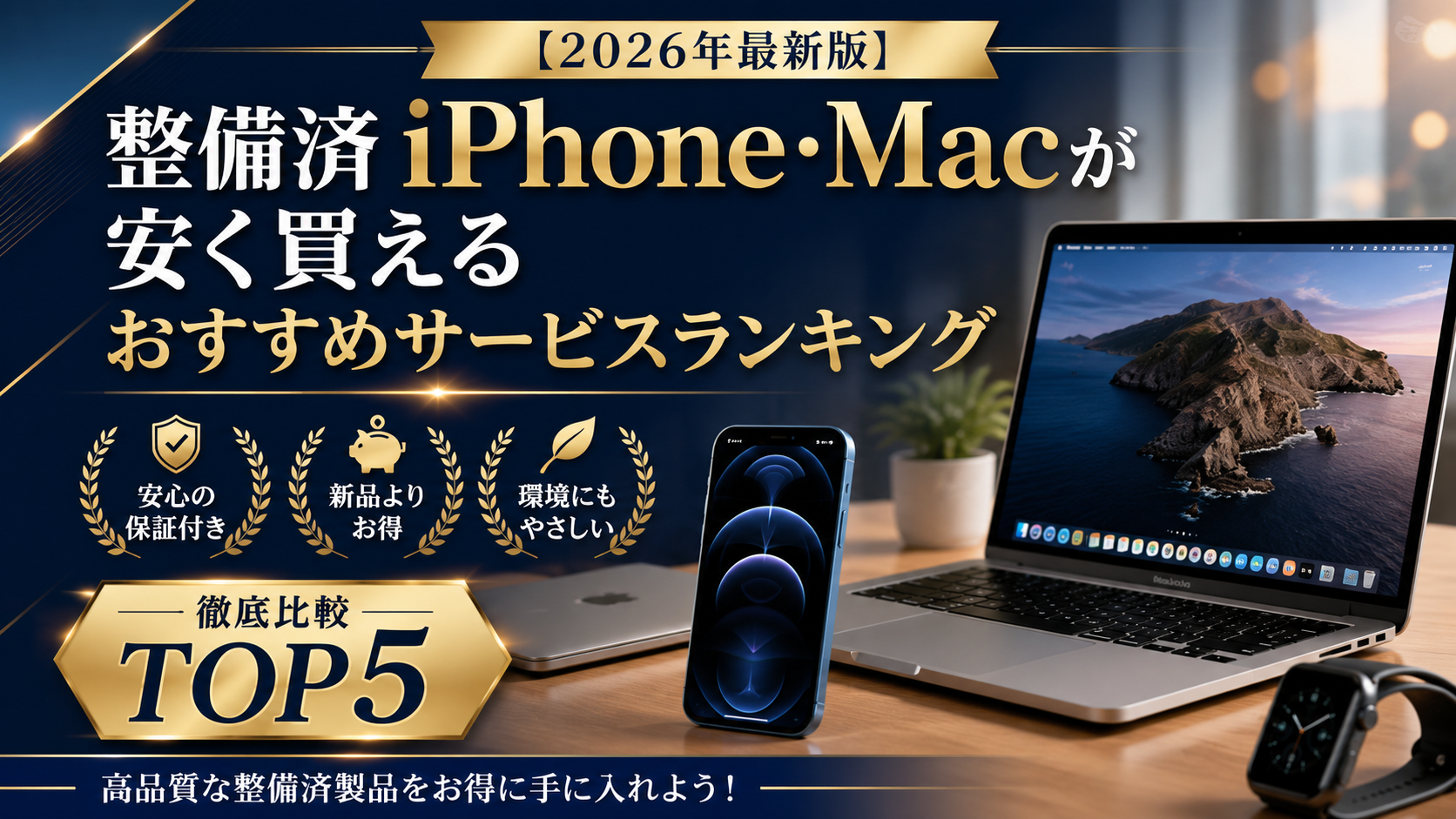 整備済iPhone・Macをお得に購入するなら？おすすめサービスランキングTOP5